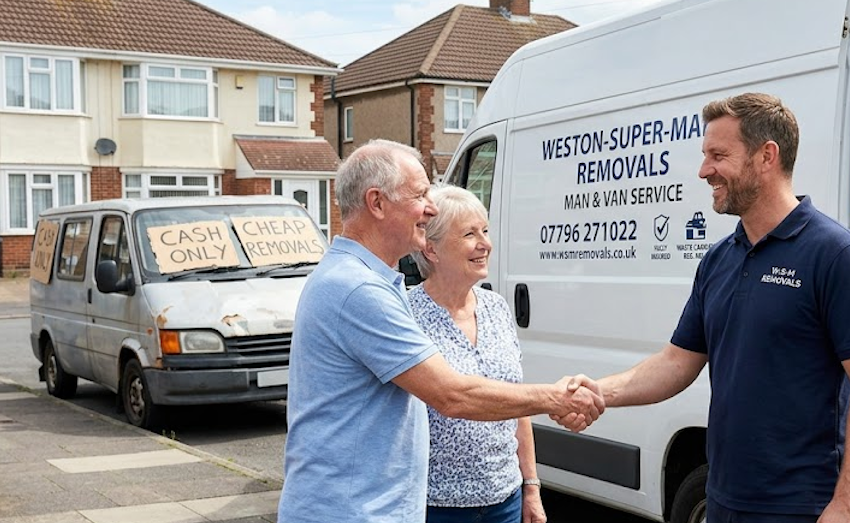 man and van in Weston-super-Mare